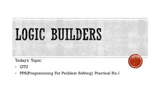 GTU Practical || PPS || C Programming || Basic Calculator || Logic Building
