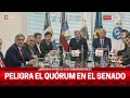 PELIGRA el QUÓRUM en el SENADO