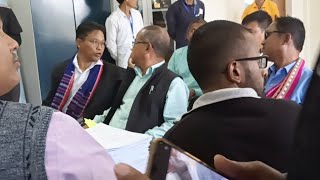 12 Takarjala Constituency Ipft Party Candidates Bidhan Debbarma Nomination. Jampuijala Sdm Office