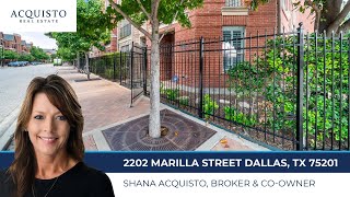 2202 Marilla Street Dallas, TX 75201 | Shana Acquisto, Broker Dallas Texas Zip Code 75201