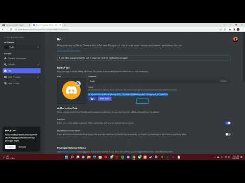 Coding discord bots in .py! (secrets tab on replit)