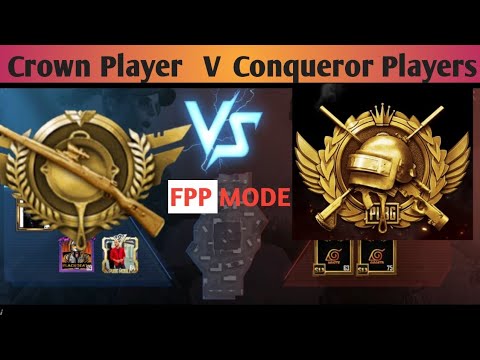 Crown players v Conqueror player | TDM match | PUBG mobile - YouTube