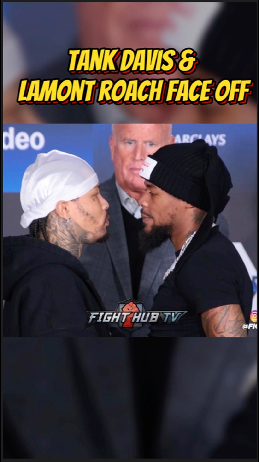 Gervonta Davis STARES DOWN Lamont Roach in INTENSE FACE OFF!