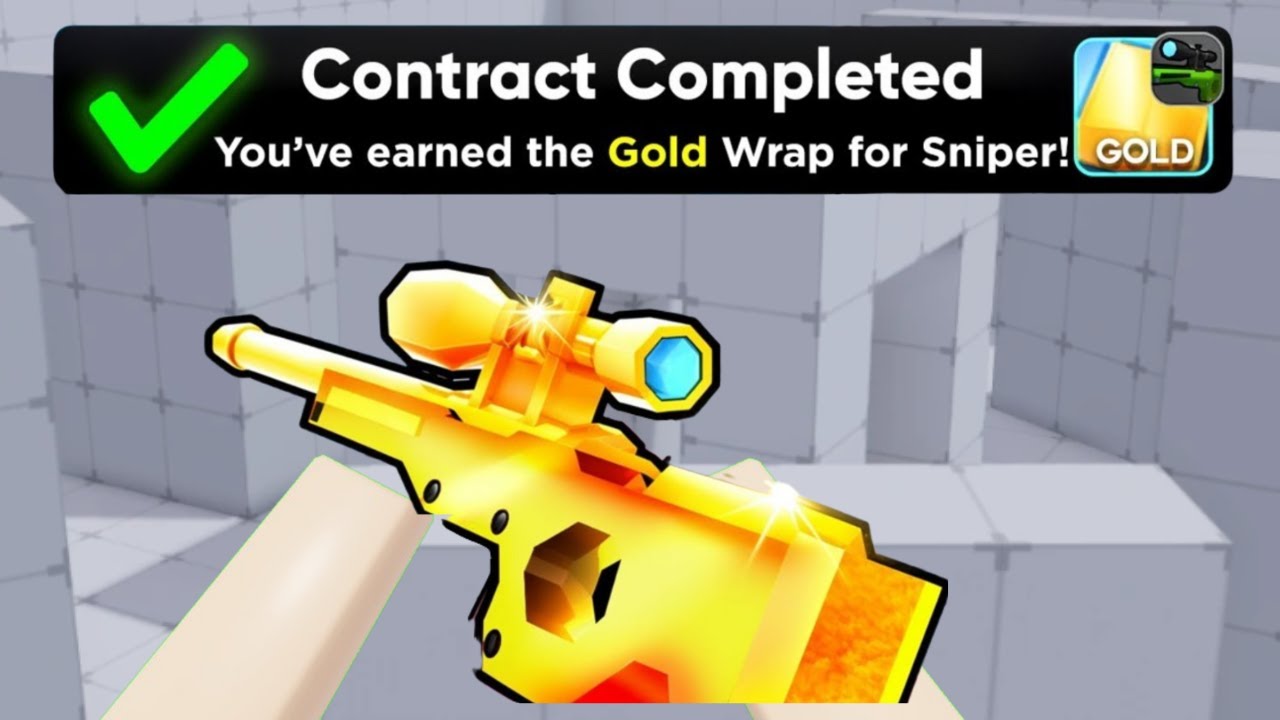 I Became a PRO Sniper For a GOLD SNIPER IN Roblox Rivals - YouTube