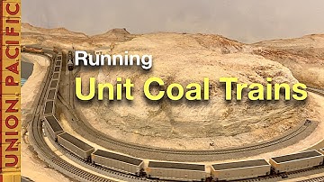 Running Unit Coal Trains on My N Scale Layout