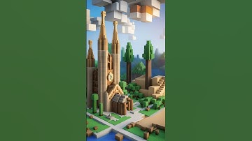 PART SEVEN - Creating World Famous Landmarks In The Style Of #Minecraft Using #ai #wombodream #wombo