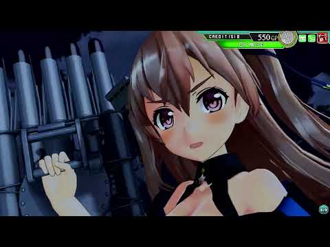 艦これアーケード「南方棲戦姫」（5－3夜350GPルート　Johnston改 テストプレイ）