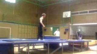 backflips, gainer, gainer flash, double mini trampoline