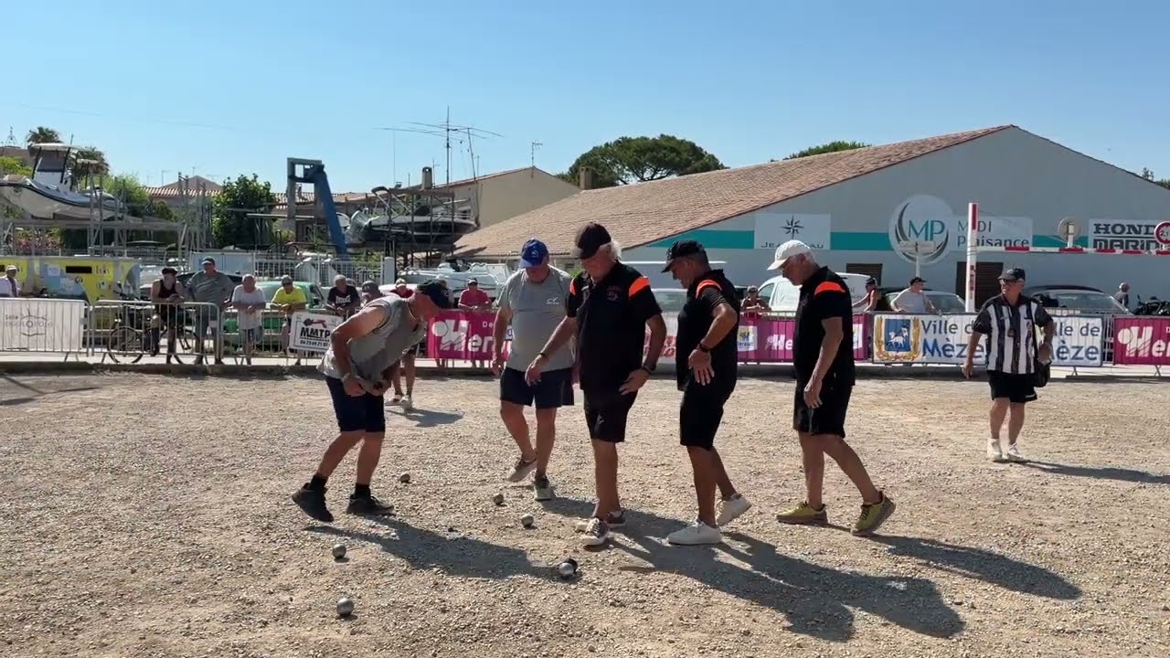 Miniature : Méze Pétanque National Top 300 FINAL Galletti/Trenza/Calvinac vs Bodet/Roche/Hassaine #petanque2026