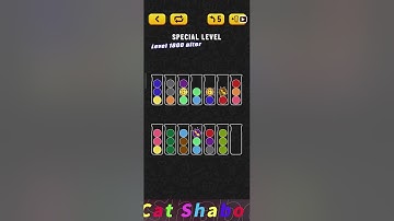 Ball Sort Puzzle Special Level after Level 1800 / Lock Ball and Key Ball and Question Mark Ball
