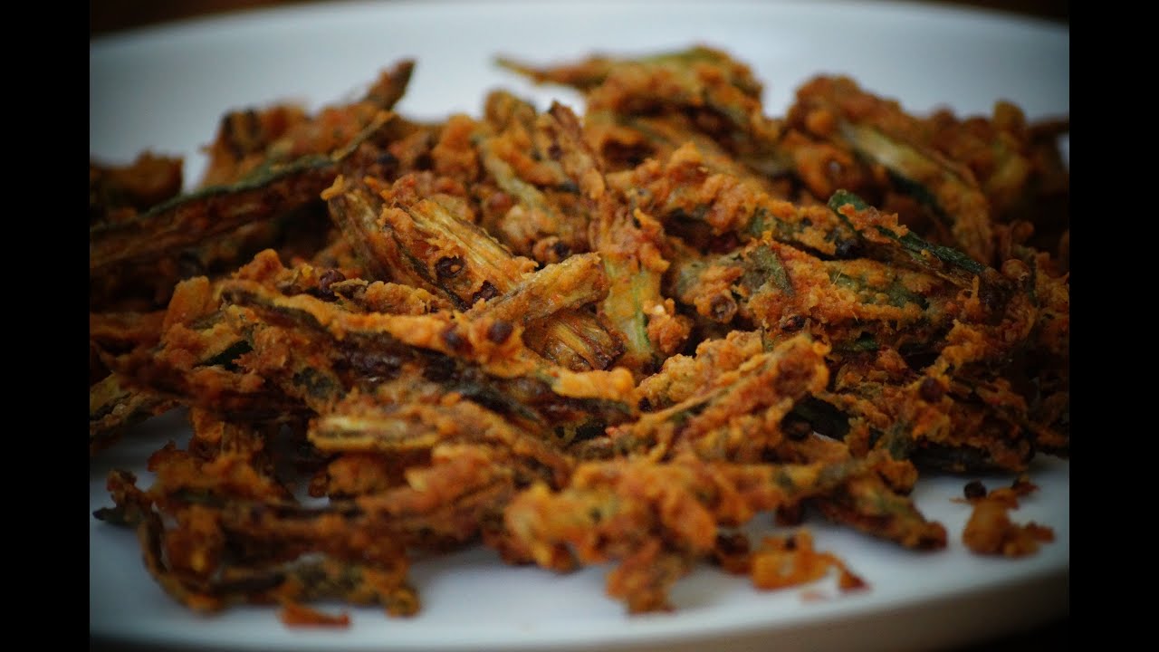 Okra Pakora in telugu YouTube