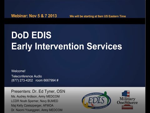 DOD EDIS Early Intervention Services