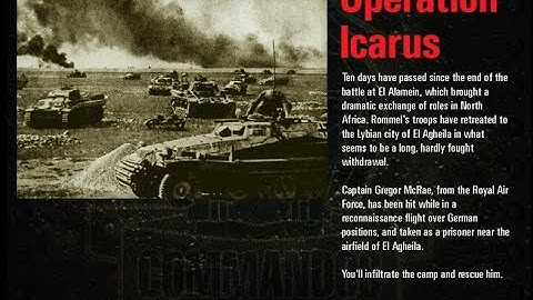 Commandos BEL: Operation Icarus