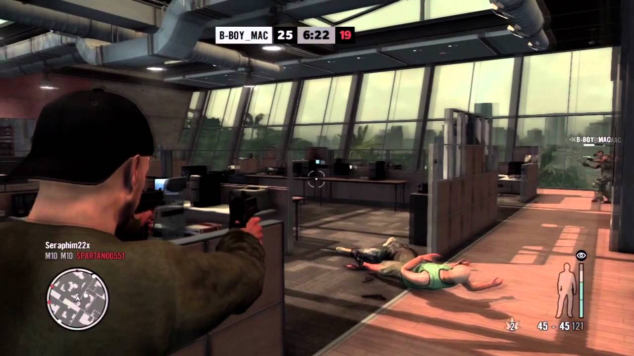 Branco Headquarters (22-11) - Team Deathmatch - Max Payne 3