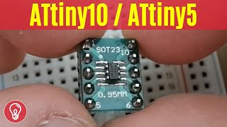 Breakout Boards for Programming ATtiny10 and ATtiny5 microcontrollers (1/2)
