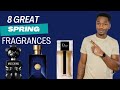 My top 8 spring fragrances 2024  ysl y edp  versace dylan blue  polo red