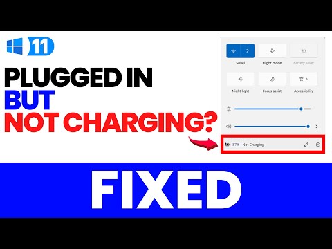 ?Fixed! Plugged in But Not Charging Windows 11 - Laptop Battery??