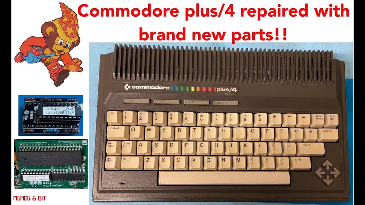 Repair a Commodore Plus4 with brand new components! - YouTube