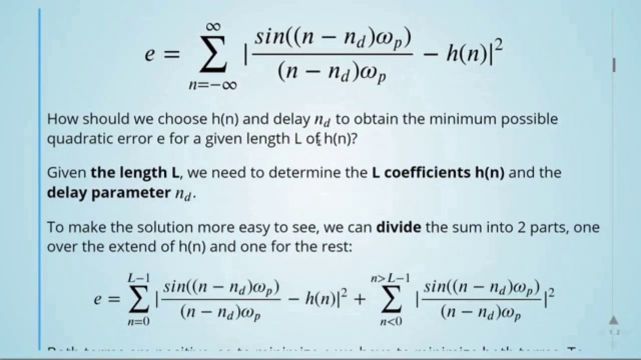 Multirate Signal Processing with Python 05 Filters and Windows YouTube