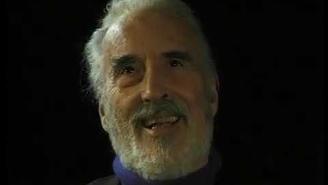 Truly delightful interview with Sir Christopher Lee (2002)