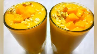 Mango Milkshake| Thick and Tasty Summer Cool easy Mango Milkshake Recipe|Anayra kitchen