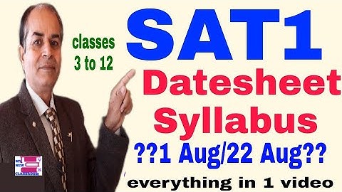 SAT datesheet HBSE class 12 by vijay kumar
