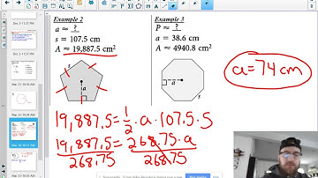 Area & Perimeter of Regular Polygons (Special Right Triangles)