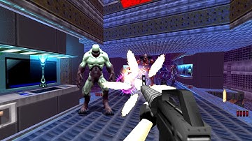 T64 Weapons - Doom High Tech Base | Doom Mod | 4K