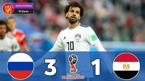ملخص مباراة مصر و روسيا 1-3 ● كأس العالم 2018 ● عصام الشوالي FULL HD