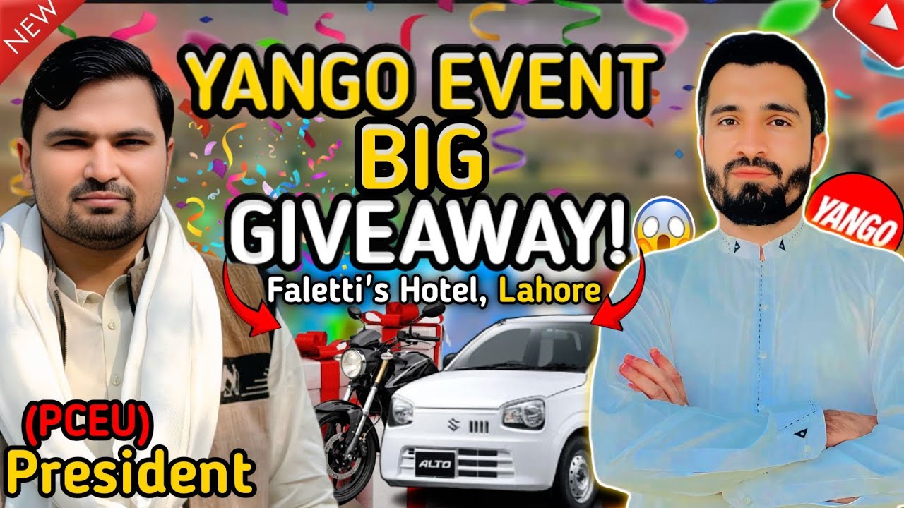 Yango Event Lahore : Big Giveaway | Mango People Vlogs 