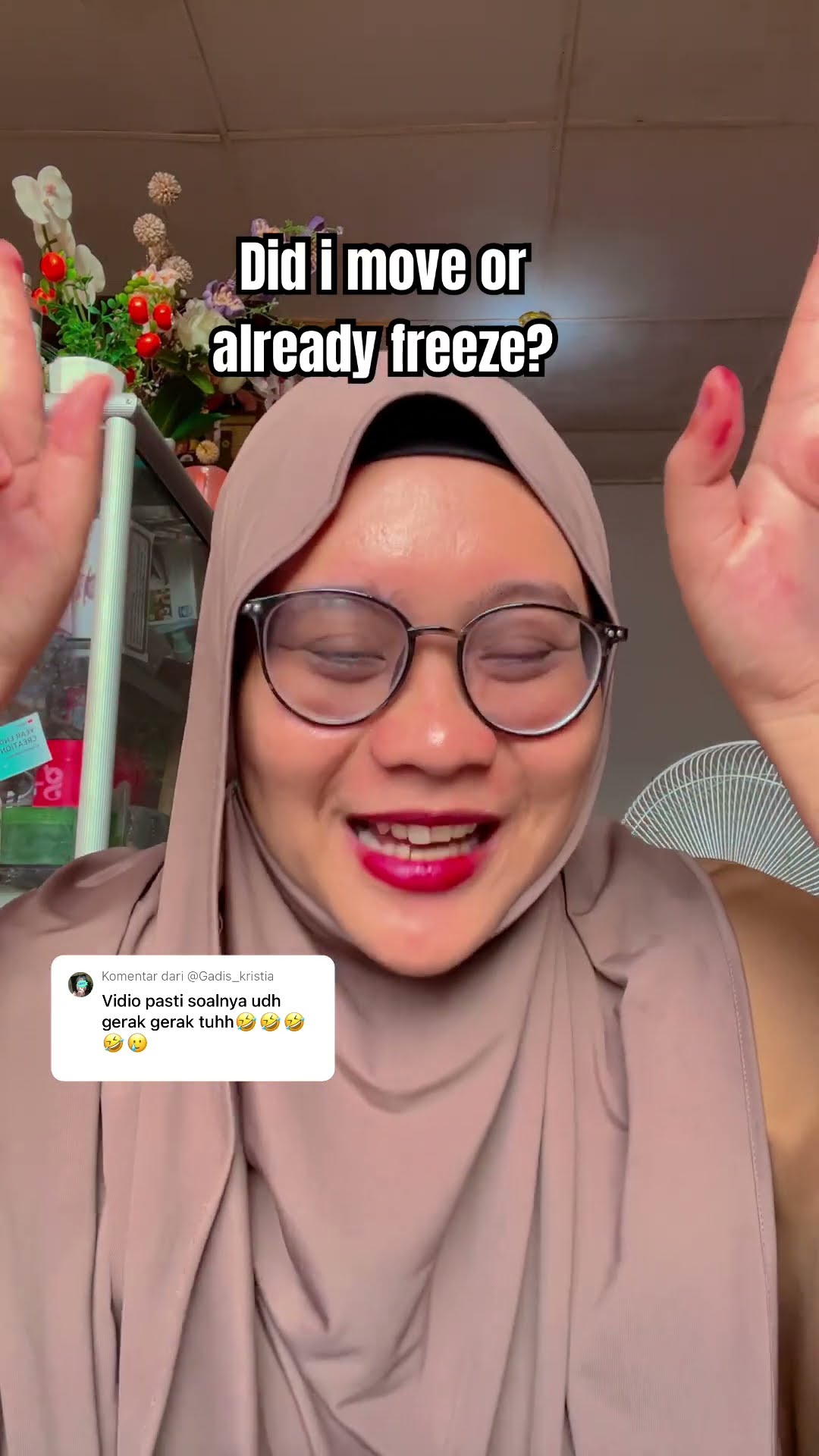 DID I MOVE OR FREEZE ⁉️