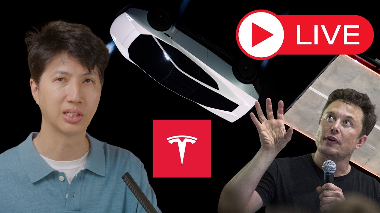 LIVE: Tesla roadster flying car demo