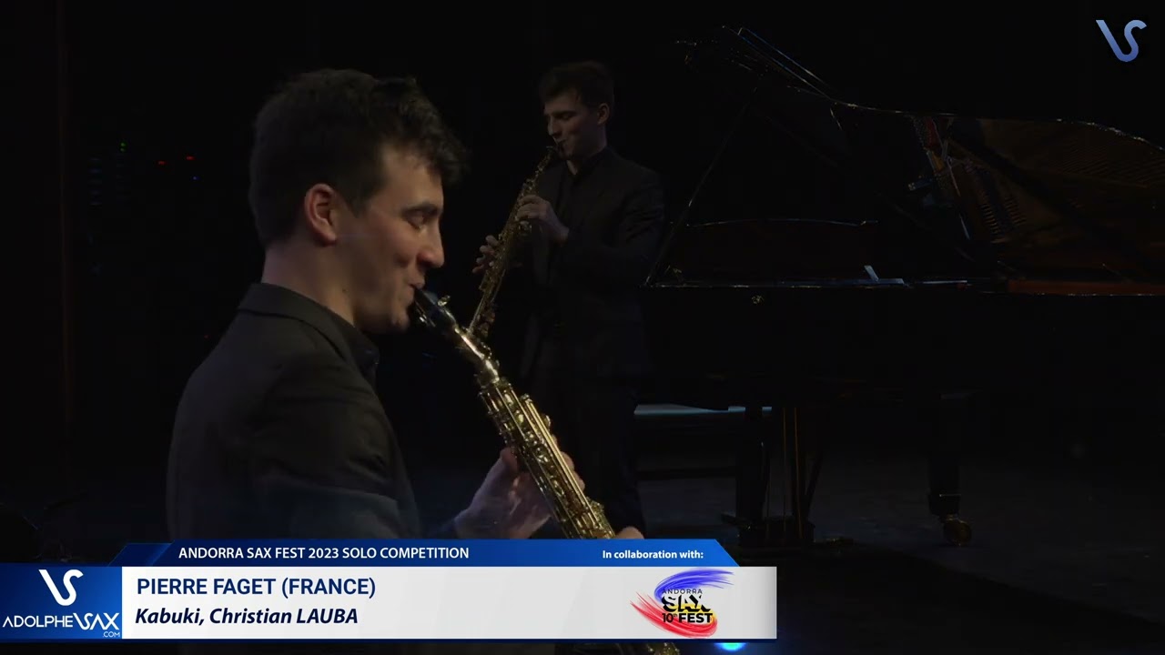 SEMIFINAL SAXFEST 2023: Pierre Faget (France) plays Kabuki, Christian LAUBA