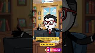 Interview ho toh Aisa😂| Funny Interview Comedy #shorts