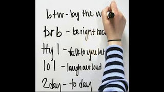 WAD, Abbreviations You Should Know When Texting