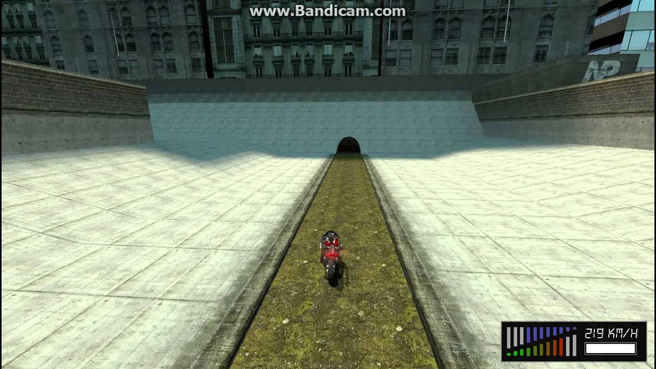 Gmod: perfect motorcycle stunt jump!!!