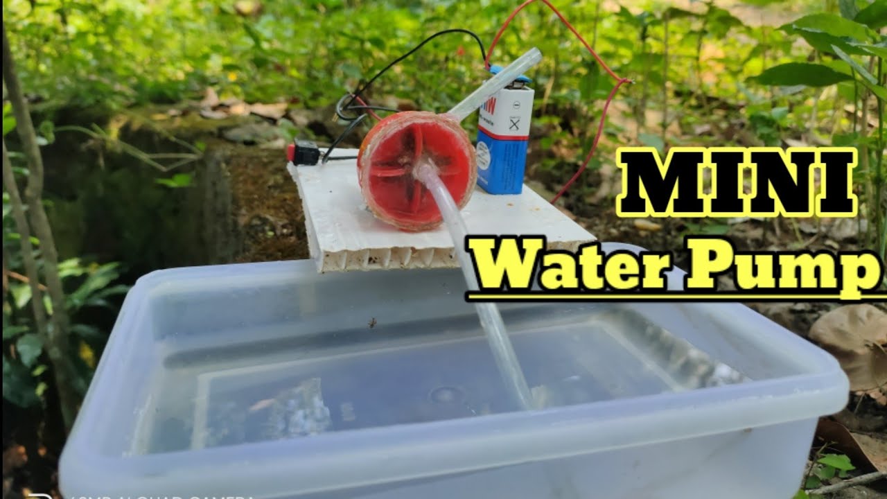 How To Make Mini Water Pump Making Water Pump TECHNICAL STUDIO YouTube