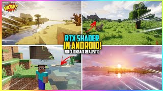 ✓ RTX IN ANDROID !! REALISTIC WATER + DYNAMIC SHADOW SHADER MINECRAFT BSL LIKE [ POJAV LAUNCHER ] screenshot 2