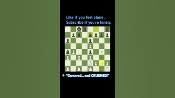 ♟️ I Got CRUSHED in Chess! 😱 Checkmate Shock ⚡ | Epic Endgame Trap #chessshorts #chessgame #check