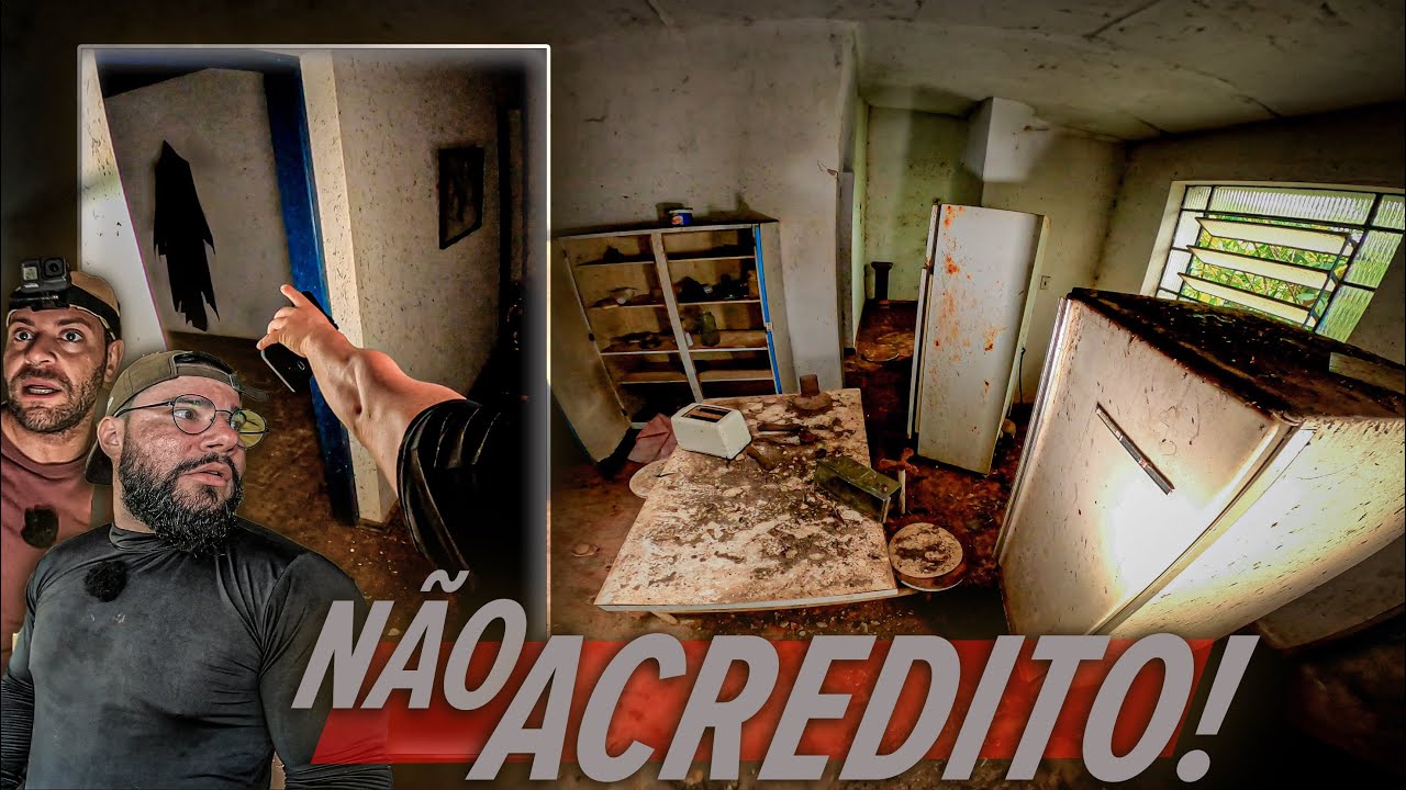 MAL ENTRAMOS NO CASARÃO E JÁ FOMOS TOMADOS PELO MEDO INESPERADO - ACABEI ME FERINDO !