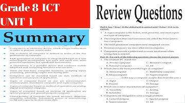 grade 8 ict unit 1 review exercise  (በአማርኛ) online academy saqoma golb dock ebs ethiopia