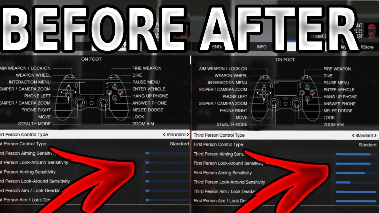 BEST GTA 5 ONLINE TRYHARD SETTINGS *PS4,XBOX & PC* AIMBOT YouTube
