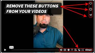 Remove the Vimeo and Share Buttons from Your Videos