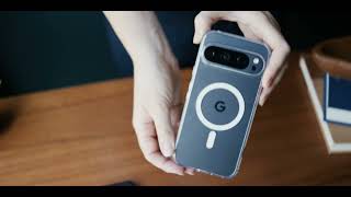Google Pixel 9 & Pixel 10 Wallet Leather Clear Case
