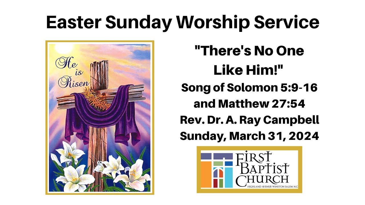 Easter Sunday Worship Service - Sunday, March 31, 2024 - YouTube