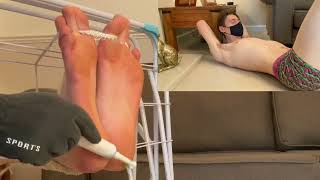 Tied Boy Gets His Feet Tickled By A Toothbrush Preview