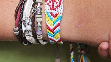 How To Make A Bright Thread Summer Bracelet - DIY Style Tutorial - Guidecentral