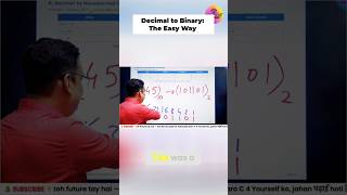 Master Decimal to Binary Conversion FAST! Easy Math Tricks #shorts
