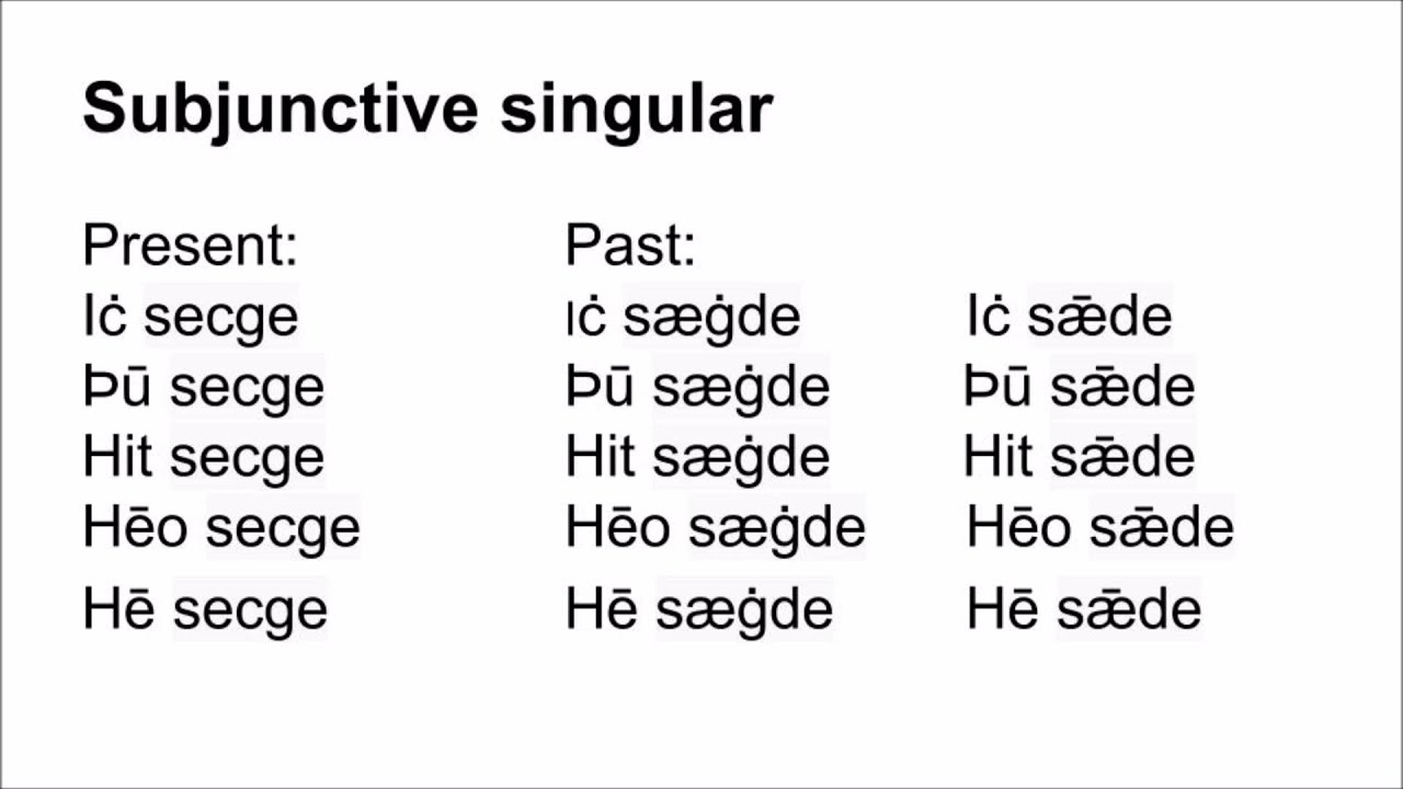 old-english-verbs-secgan-to-say-youtube