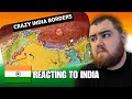 India has some crazy borders crazy geographical borders of india reaction  india
